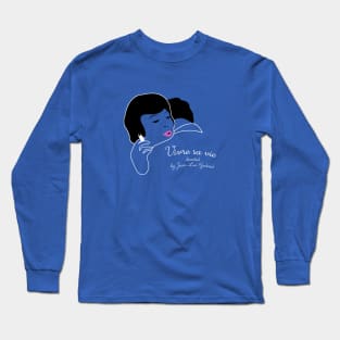 Vivre sa vie french new wave fan art minimalist artwork Anna Karina Jean Luc Godard Long Sleeve T-Shirt